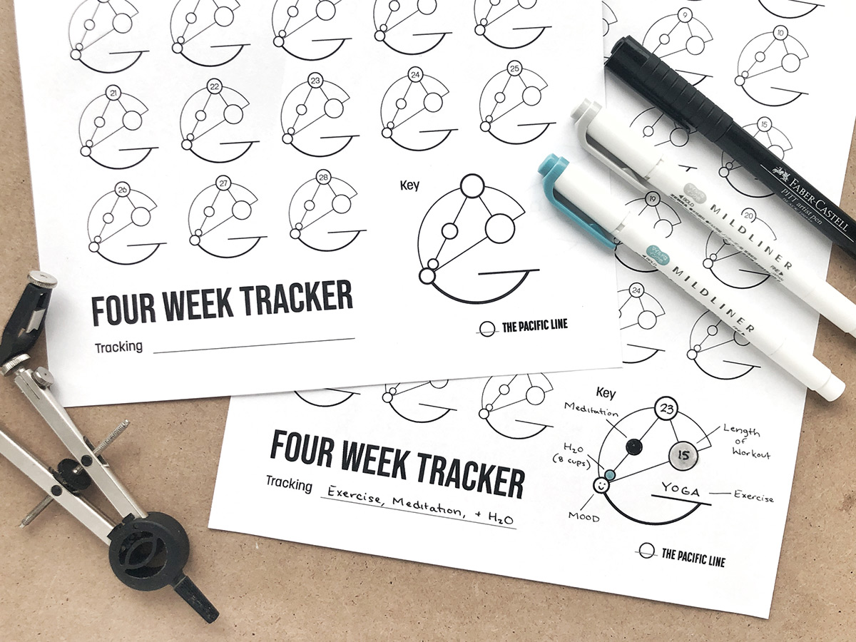 Free Printable - Circles Habit Tracker